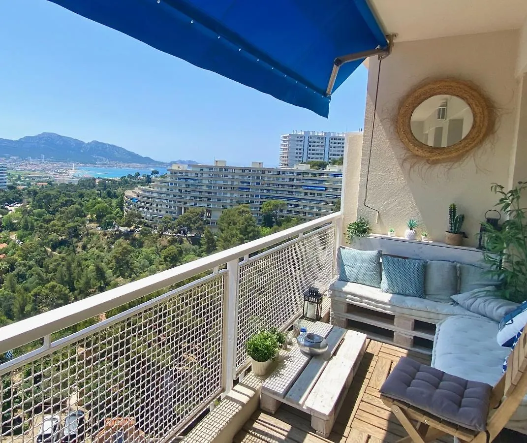 Oasis A Marseille 8E Vue Exceptionnelle Lejlighed